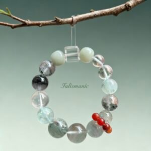 Green Aura Harmony Bracelet – Wood Element Crystal Energy