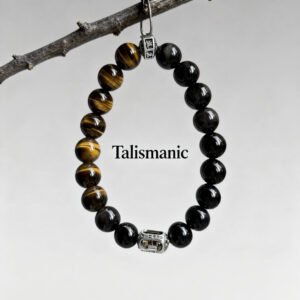Obsidian & Golden Eye Prosperity Bracelet